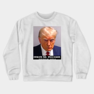 Donald Trump Mug Shot Crewneck Sweatshirt
